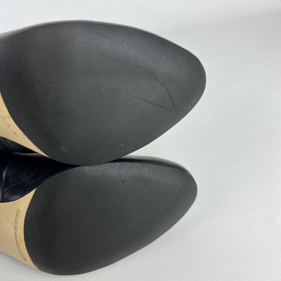 Cole Haan Womens Black Leather Block Heel Pumps Career Dressy size 9.5B - Picture 13 of 15